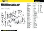 (DCN50LHH) - Tacwise 50mm Mini Coil Nailer Spare Parts Diagram