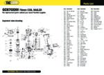 (GCN70XHH) - 70mm Coil Nailer Spare Parts Diagram