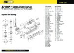 (A7116P) - 71P Upholstery Air Stapler Spare Parts Diagram