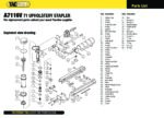 (A7116V) - 71 Type Upholstery Air Stapler Spare Parts Diagram