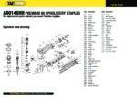 (A8014QHH) - Premium 80 Upholstery Stapler Spare Parts Diagram