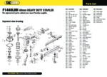 (F1440LHH) - 40mm Heavy Duty Stapler Spare Parts Diagram