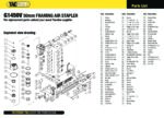 (G1450V) - 14 Type Framing Air Stapler Spare Parts Diagram