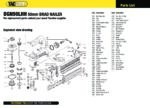 (DGN50LHH) - 50mm Brad Nailer Spare Parts Diagram