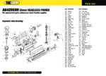 (A6425KHH) - 25mm Headless Pinner Spare Parts Diagram