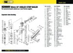 (KDH90V) - Angled Strip Nailer Spare Parts Diagram