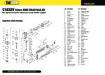 (C1832V) - 18G Brad Air Nailer Spare Parts Diagram