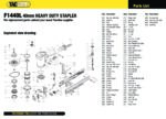 (F1440L) - 40mm Heavy Duty Stapler Spare Parts Diagram